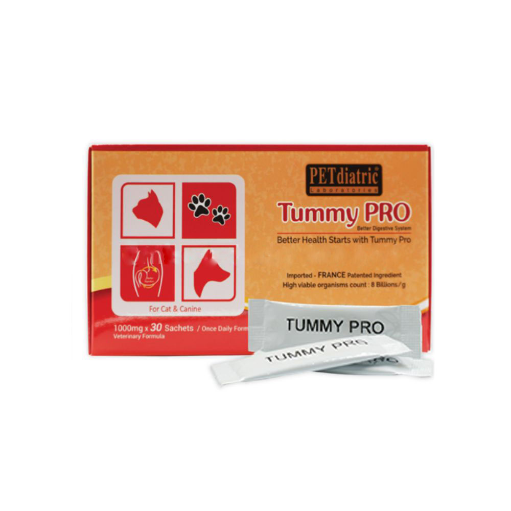 Petdiatric Tummy Pro Gentle Disgestion Pet Supplement 30 Sachets