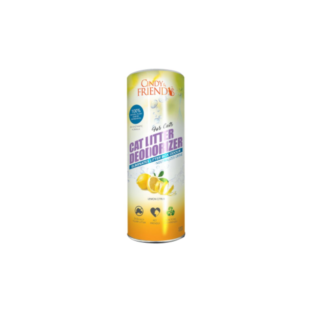 Cindy & Friends 500g Deodorizer Powder Lemon Citrus