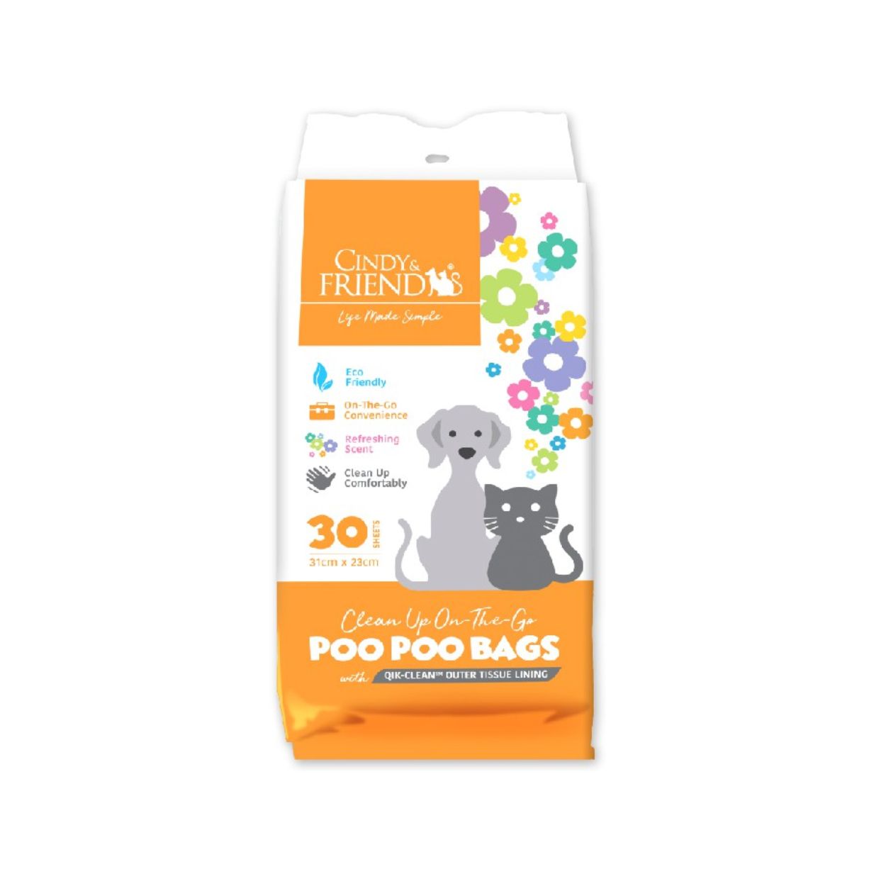 Cindy & Friends 30pcs Poo Poo Bag