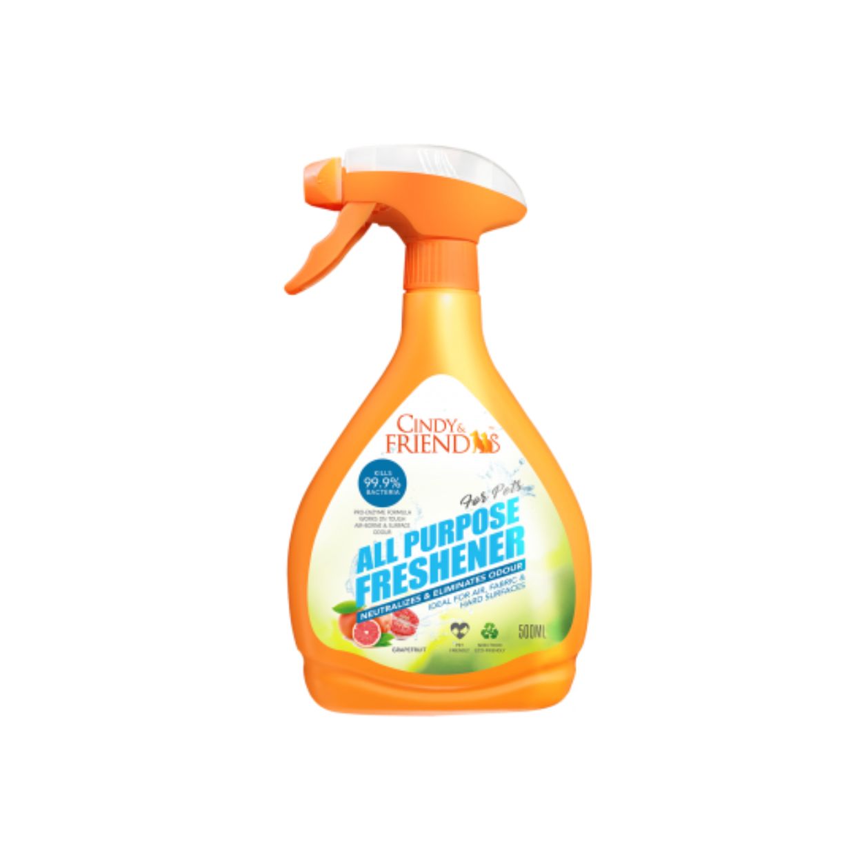 Cindy & Friends 500ml All Purpose Freshener Spray Grapefruit