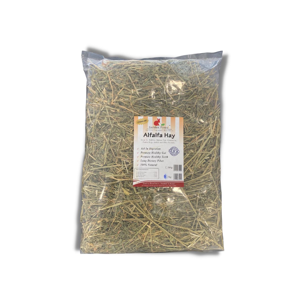 Golden Pine Alfalfa Hay 1kg