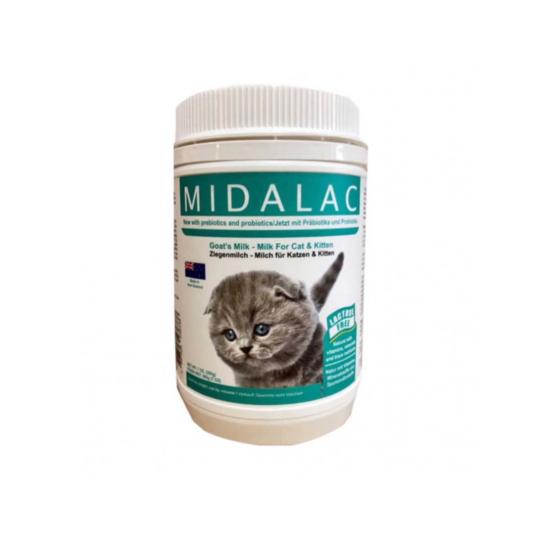 Midalac Goat Milk 200g For Cat & Kitten / Dog & Puppy