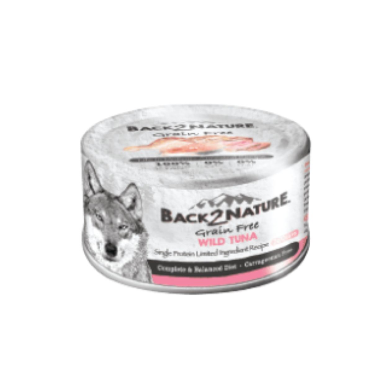 Back2nature Dog Grain Free 95g Wild Tuna Wet Canned Dog Food