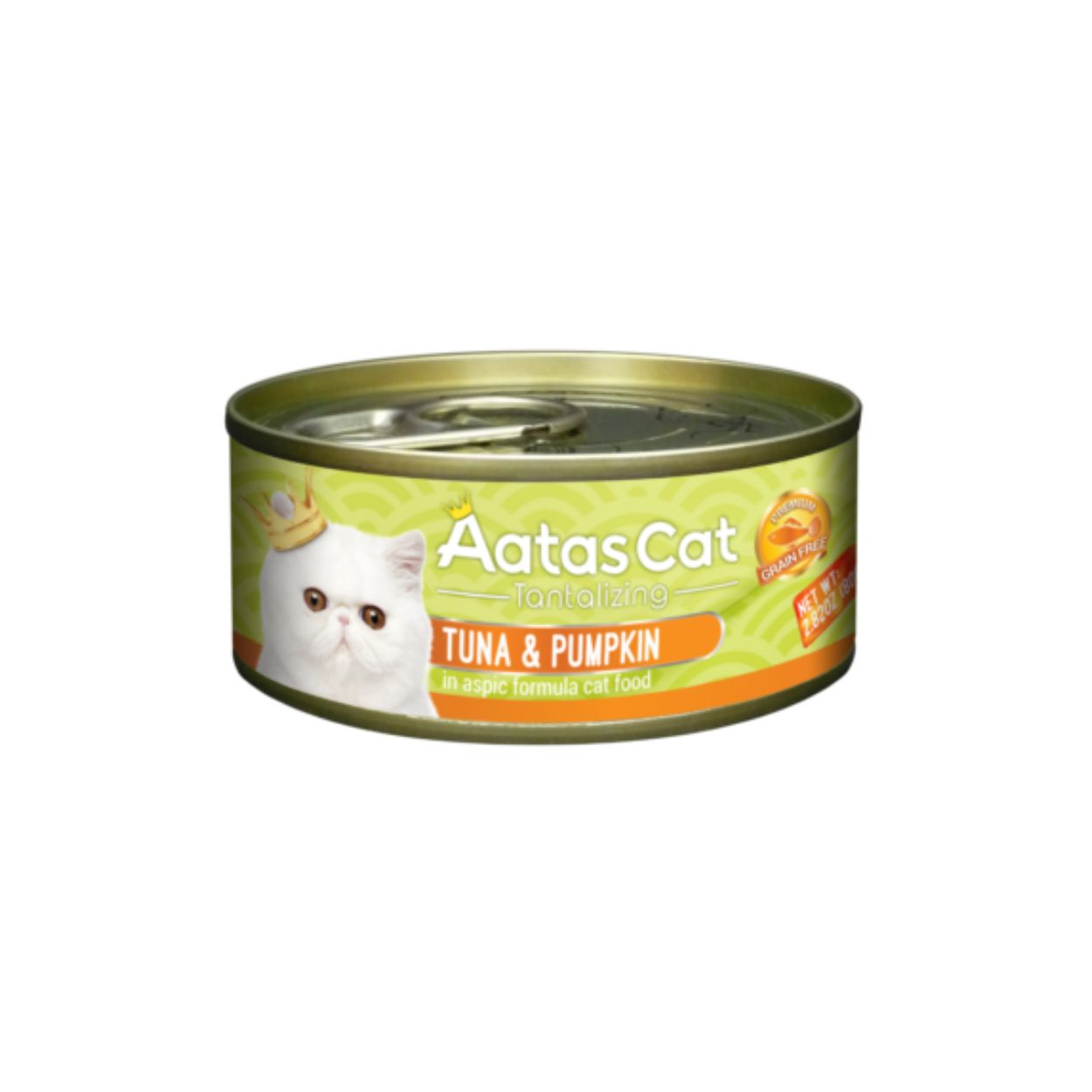 Aatas Cat 80g Tantalizing Tuna & Pumpkin In Aspic Wet Cat Canned Food