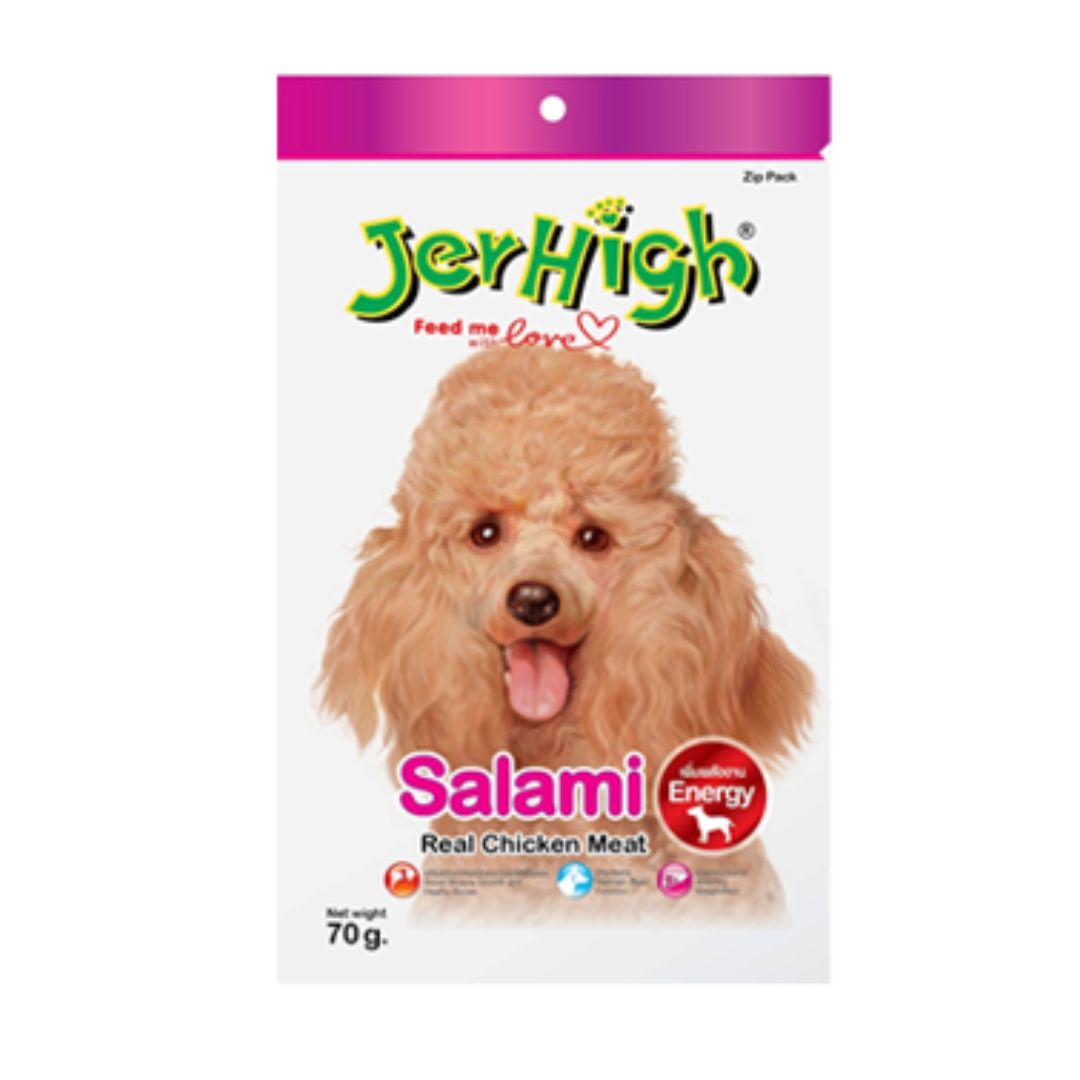 Jerhigh 70g Chicken Salami Dog Treat