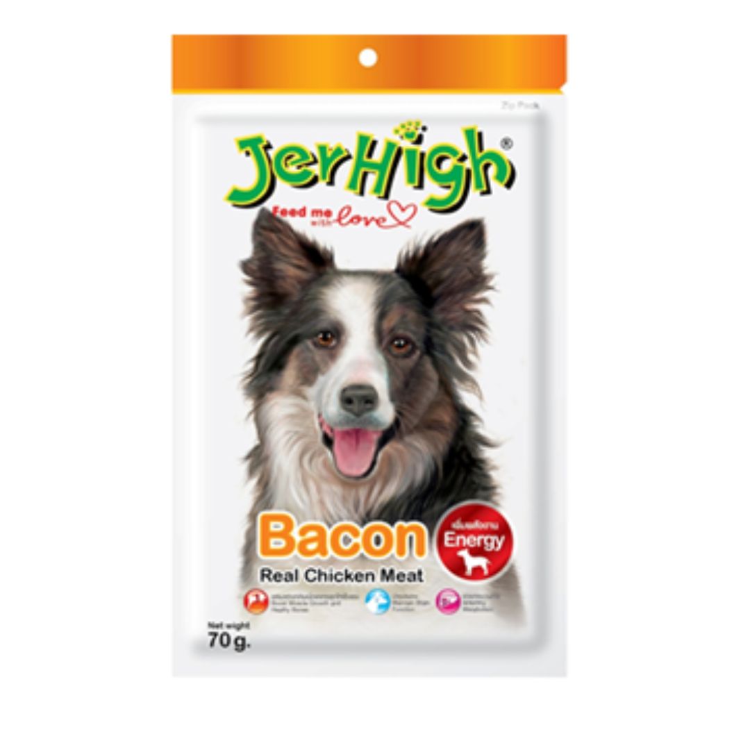 Jerhigh 70g Chicken Bacon Dog Treat