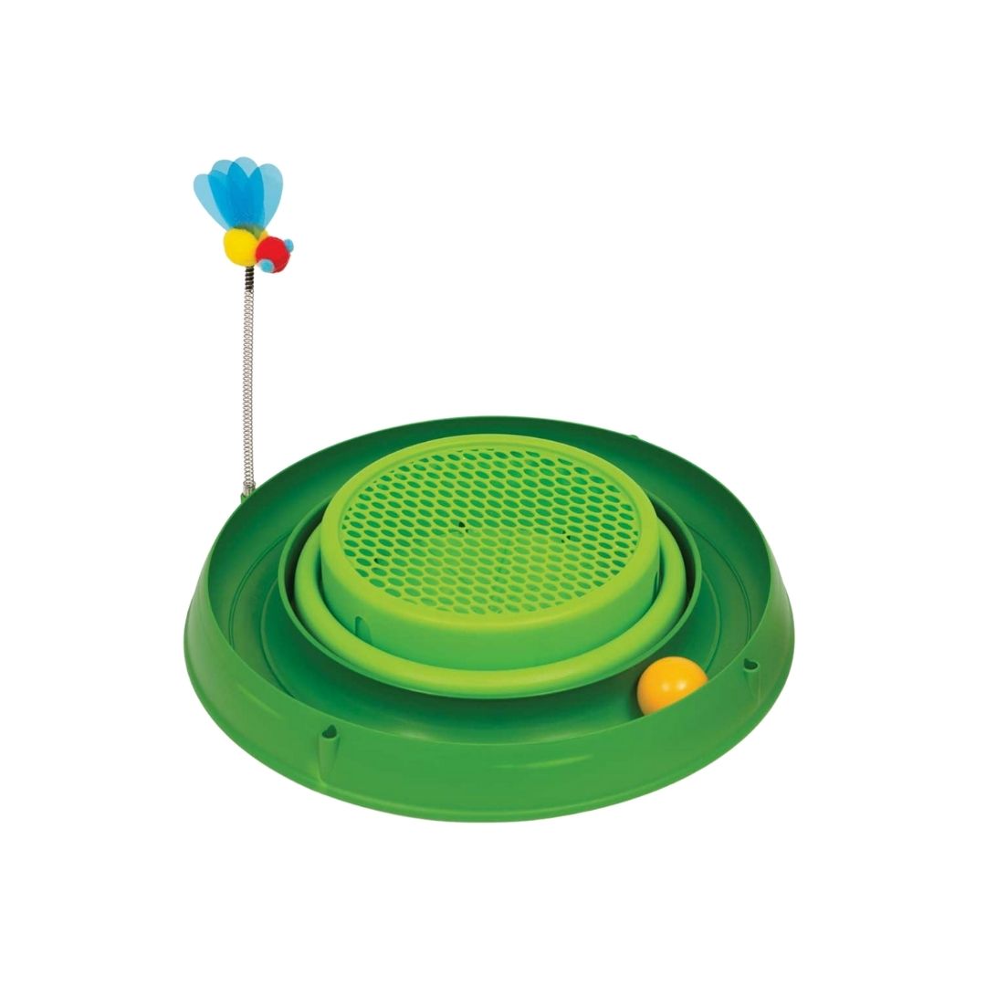 Catit Play 3 In 1 Circuit Ball With Cat Grass