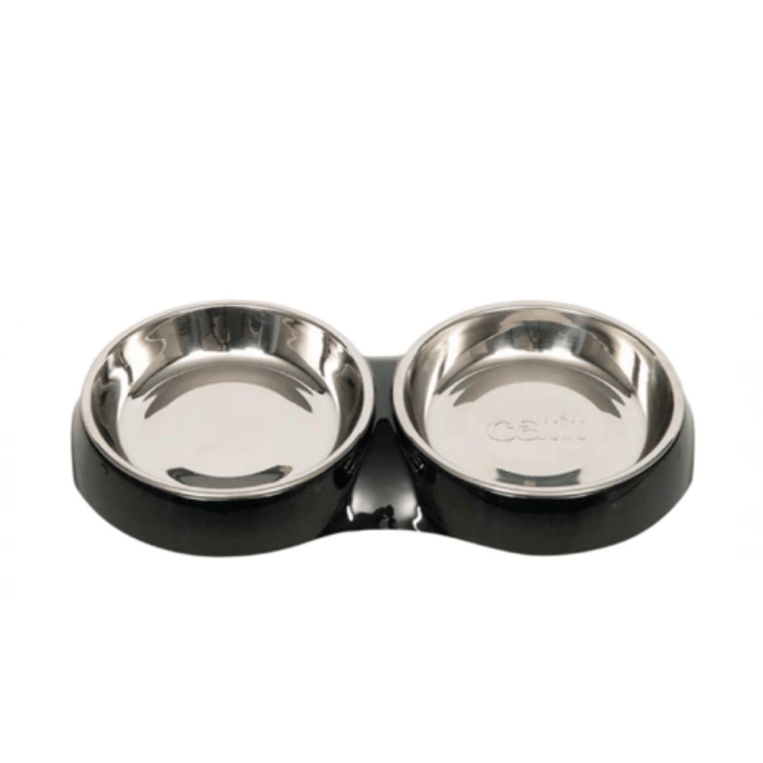 Catit 2.0 Feeding Dish Double Black 200ml X 2