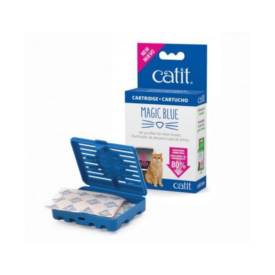 Catit Magic Blue Cartridge (1 Plastic Cartridge + 2 Blue Pads)