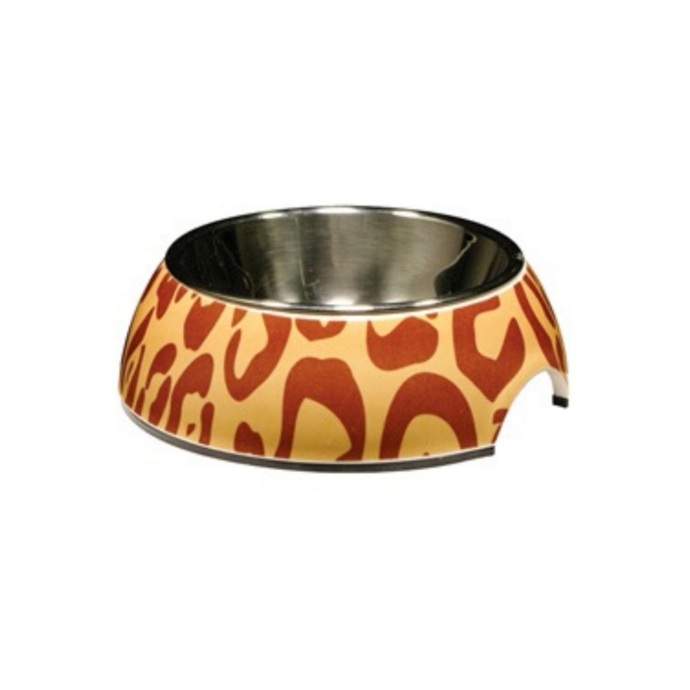 Catit 2in1 Leopard Bowl With Stainless Steel Insert Xs 160ml