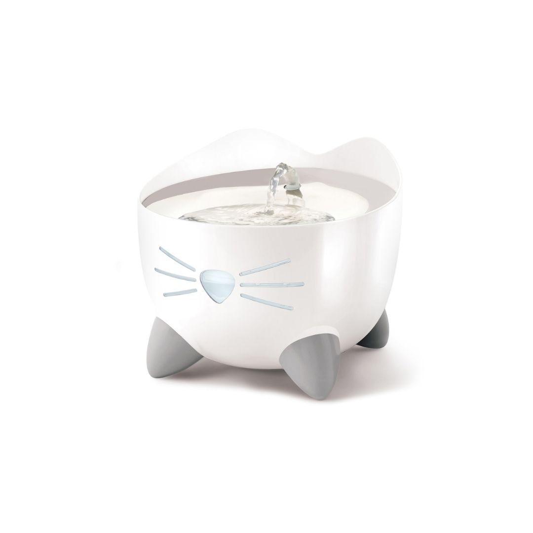 Catit Pixi Fountain 2.5l White With Stainless Steel