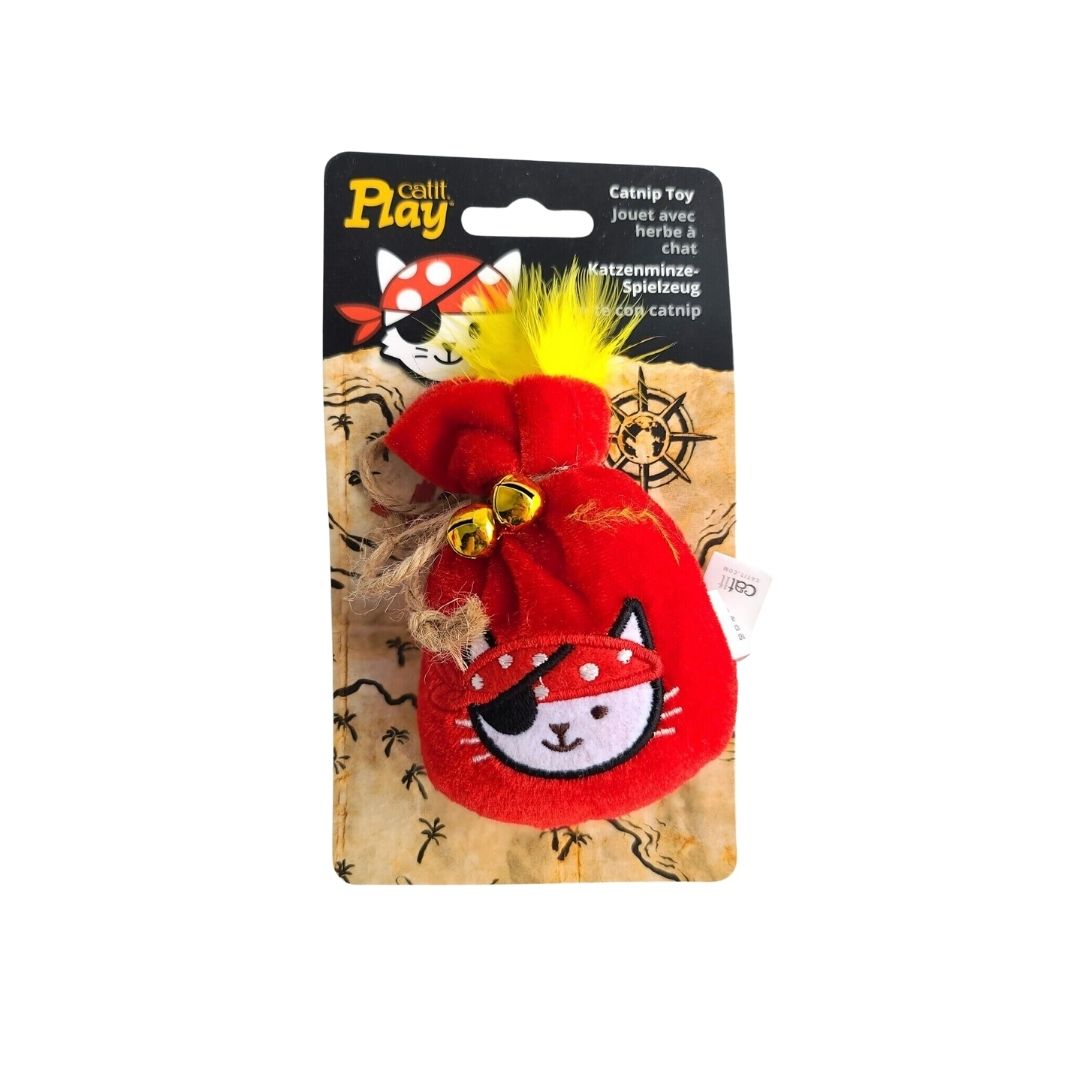 Catit Play Pirates Catnip Toy, Pouch Of Gold