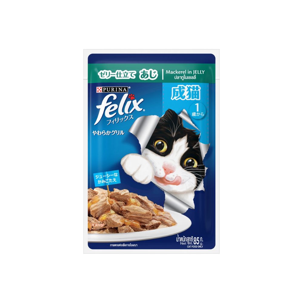 Felix Adult Mackerel 70g Pouch