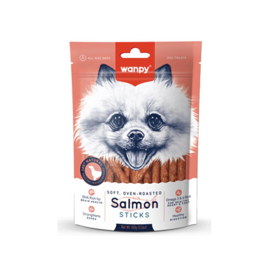 Wanpy Salmon Stick 100g Dog Snack