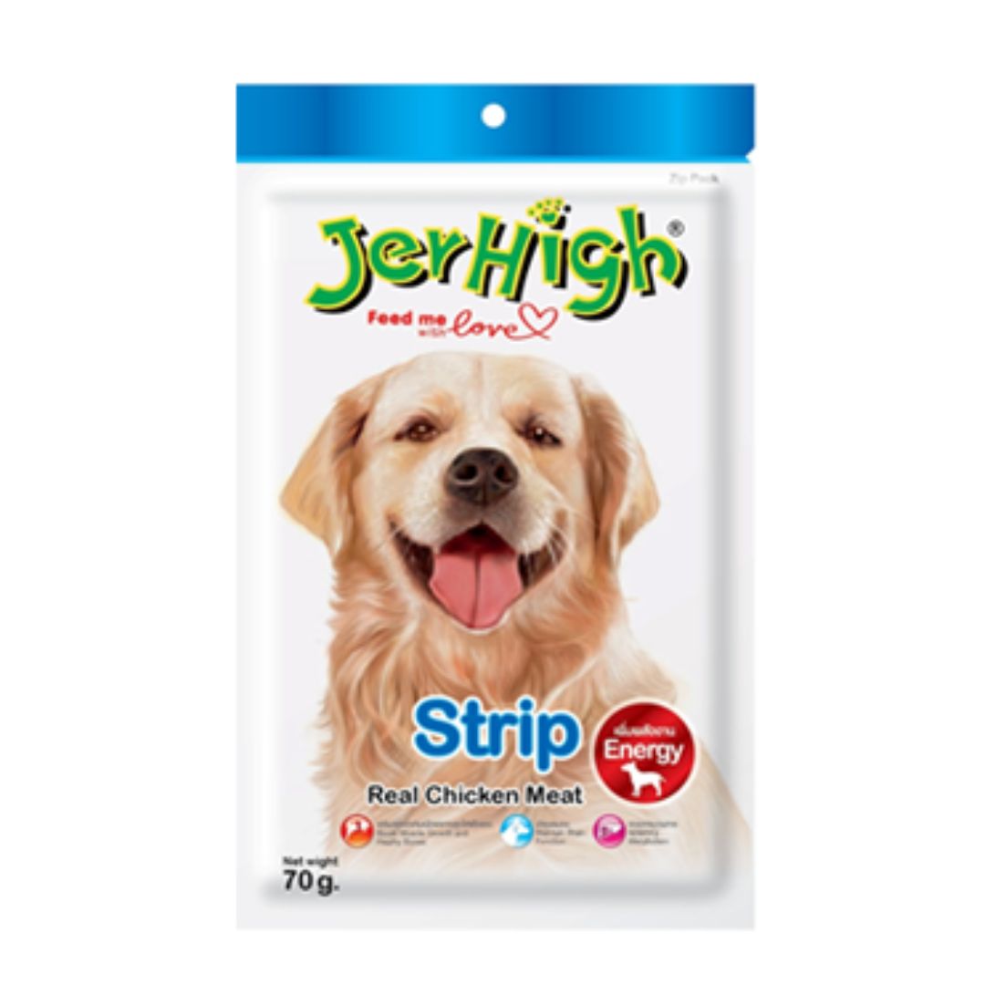 Jerhigh 70g Chicken Strip Dog Treat