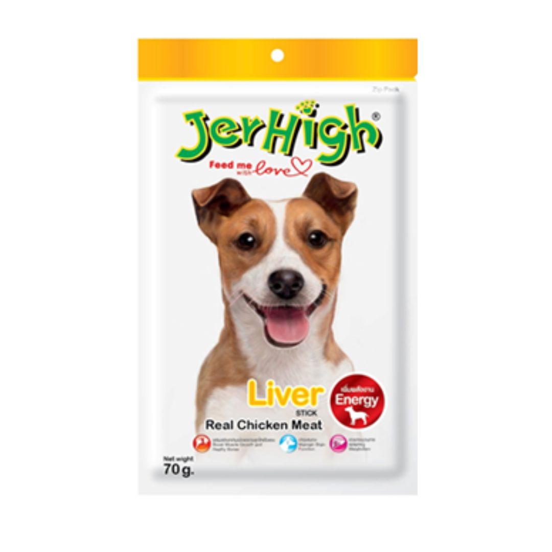 Jerhigh 70g Chicken Liver Dog Treat