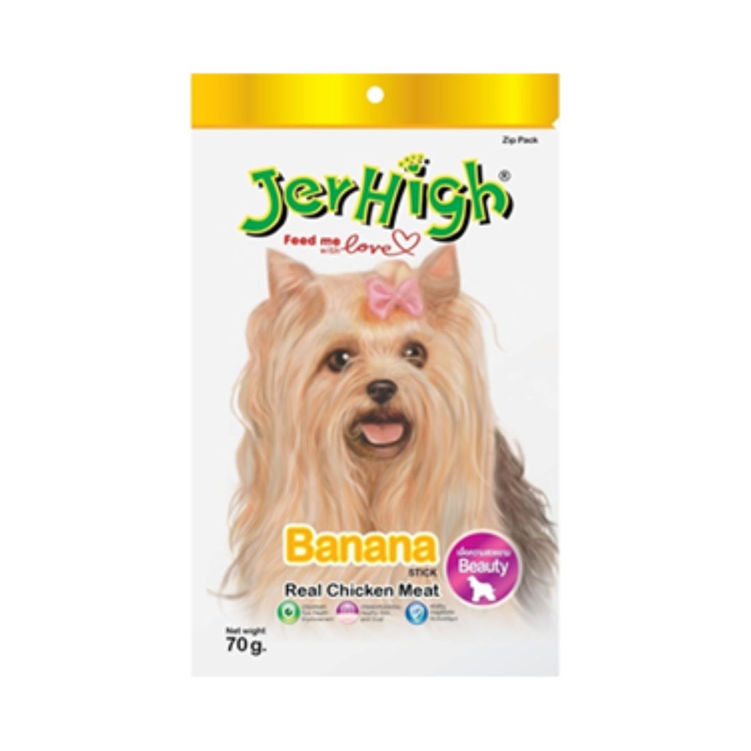 Jerhigh 70g Chicken Banana Dog Treat