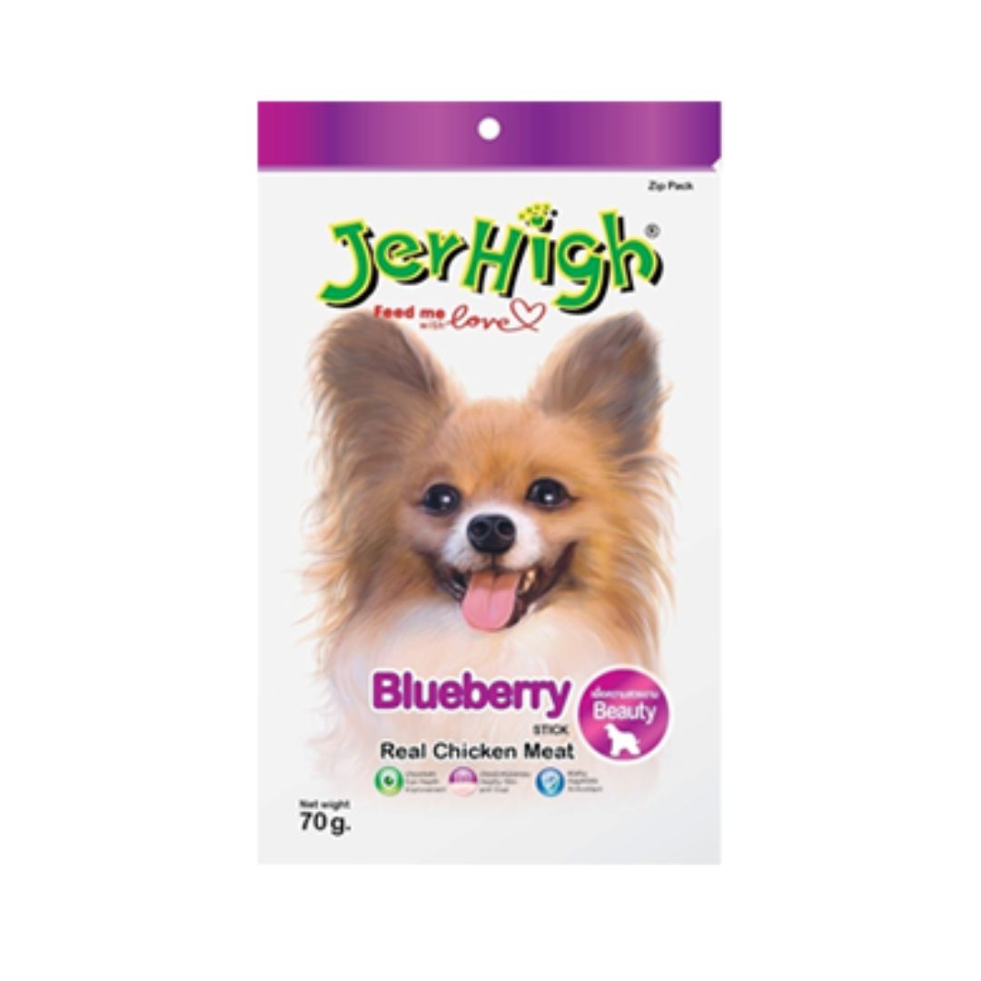 Jerhigh 70g Chicken Blueberry Dog Treat