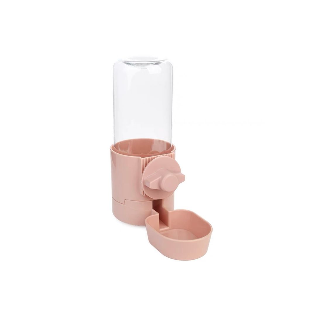 Ptc Cage Hanging Water Feeder 500ml Pink