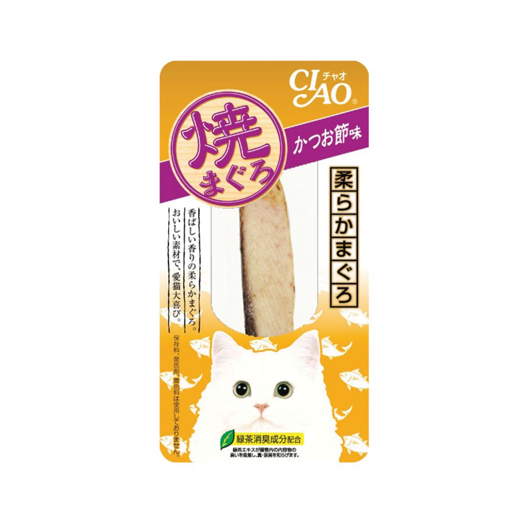 Ciao Cat Grilled Fillet 15g Tuna (dried Bonito Flavor) Cat Snack