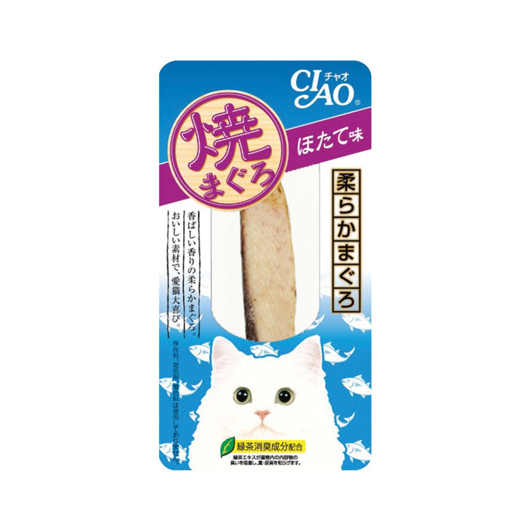 Ciao Cat Grilled Fillet 15g Tuna (scallop Flavor) Cat Snack