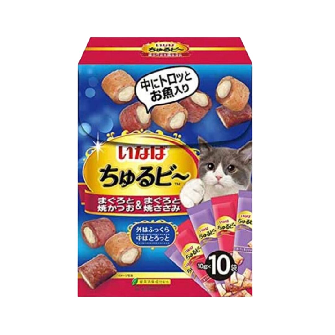 Ciao Churubee 10gx10pcs Box Maguro & Grilled Chicken Cat Snack