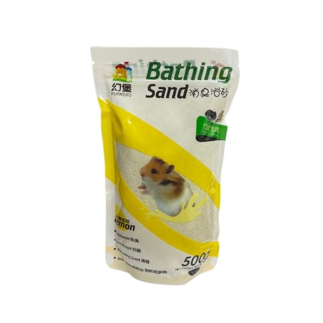 Huanbao 500g Lemon Hamster Bathing Sand