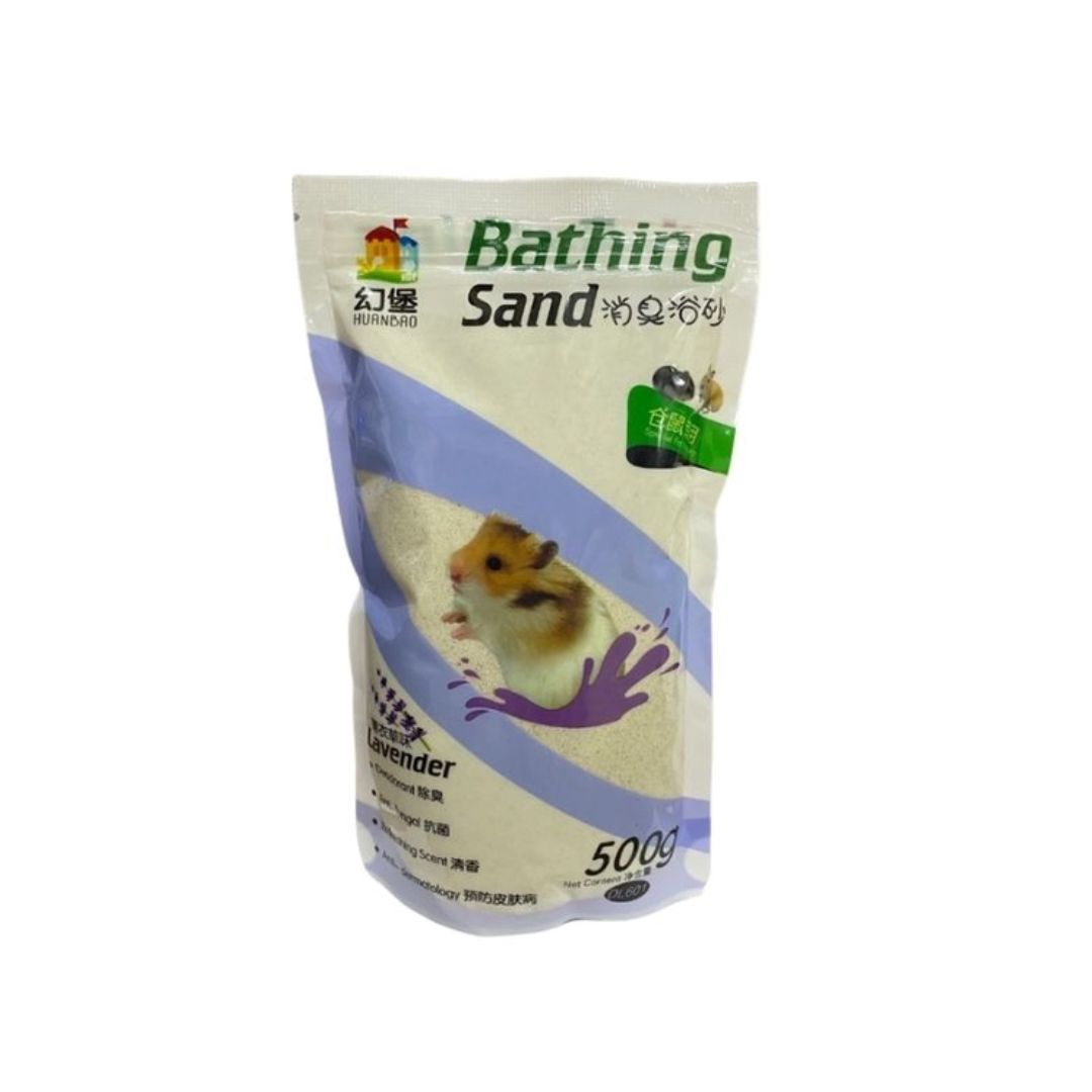 Huanbao 500g Lavender Hamster Bathing Sand