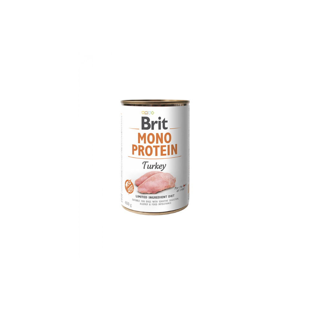 Brit Care Dog Mono Protein Turkey Canned 400g Wet Dog Food