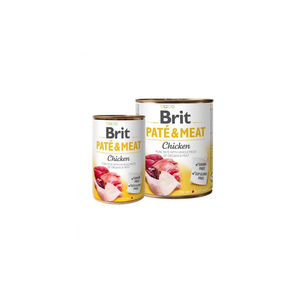 Brit Care Dog Pate & Meat Chicken Canned 400g Wet Dog Food