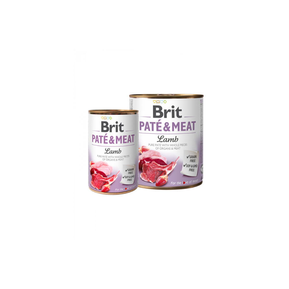 Brit Care Dog Pate & Meat Lamb Canned 400g Wet Dog Food