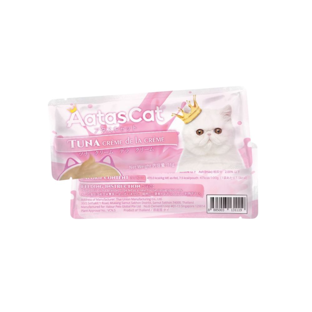 Aatas Cat Creme De La Creme 16g Tuna Cat Treat