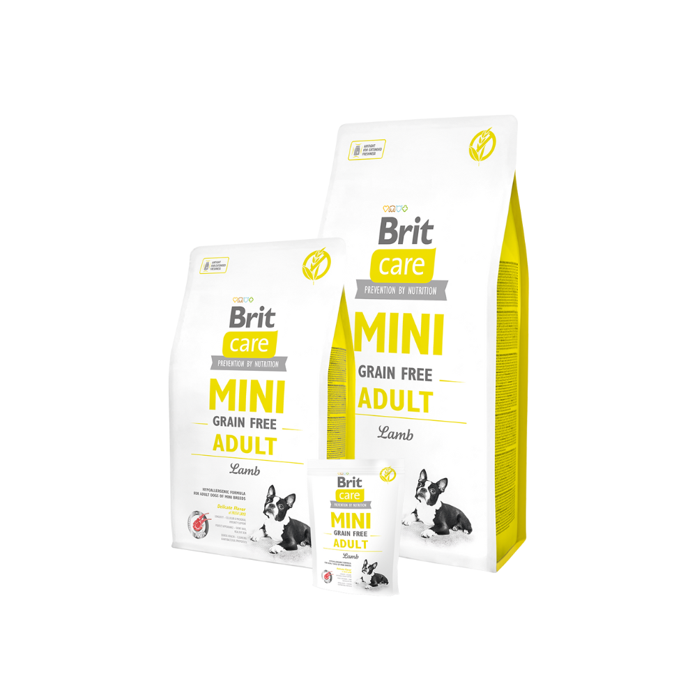 Brit Care Mini Grain Free Adult Lamb 7kg Dry Dog Food