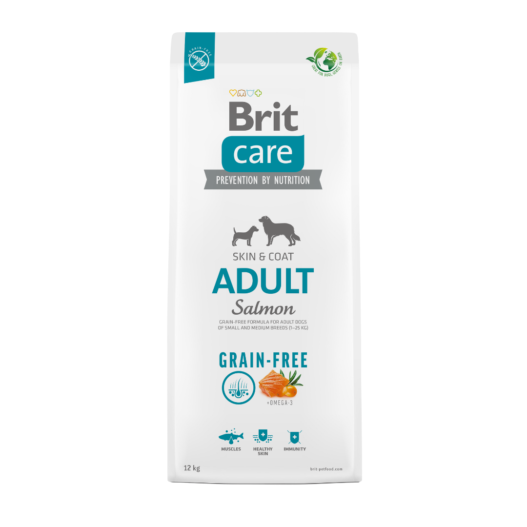 Brit Care Grain Free Adult Salmon 12kg Dry Dog Food