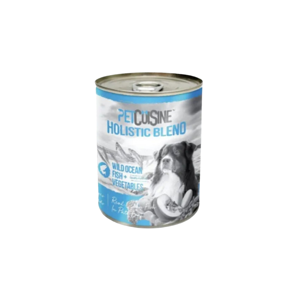 Petcuisine Dog 400g Holistic Feast Pate Ocean Fish + Vege Wet Canned Food