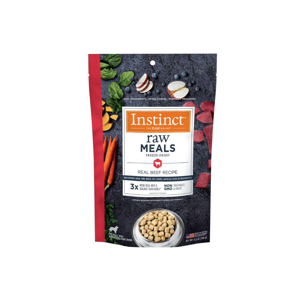 Instinct Dog Freeze-dried Raw Meals 56g Grain-free Real Beef Dry Dog Food