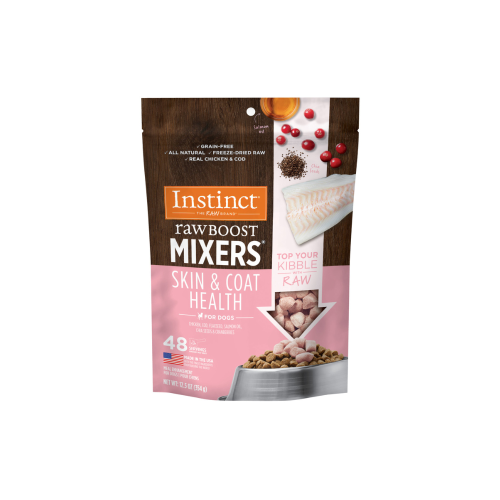 Instinct Dog Freeze-dried Raw Boost Mixers 354g Grain-free Skin & Coat Health Dog Food Topper