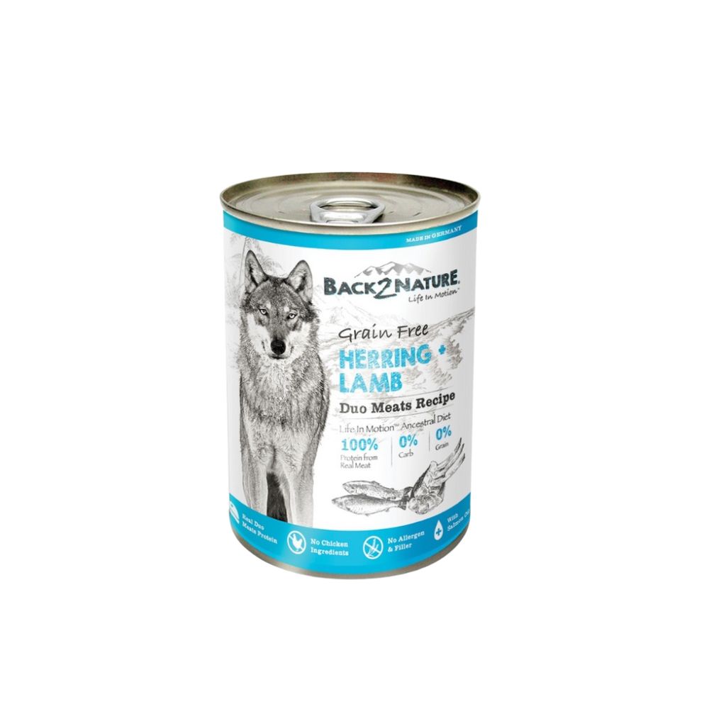 Back2nature 400g Herring + Lamb Wet Dog Food