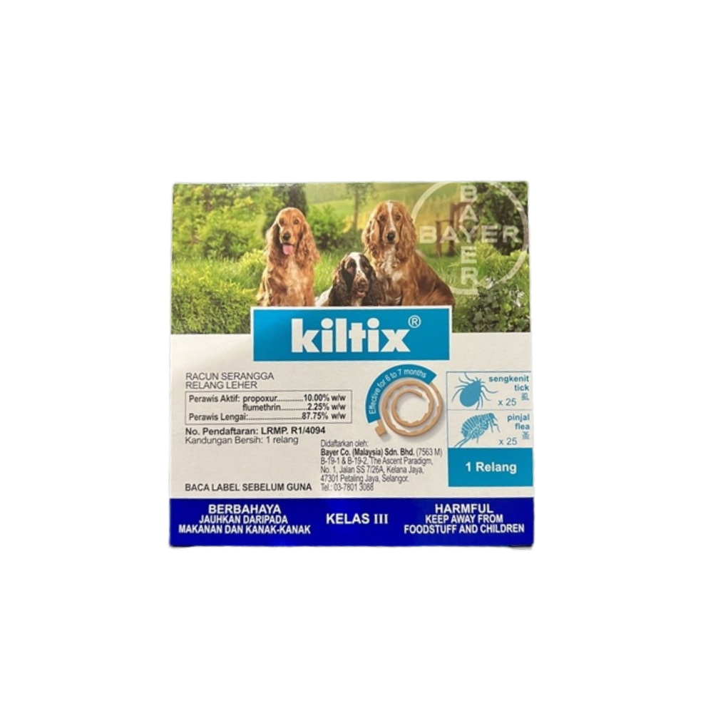 Bayer Kiltix Collar Dog (m)