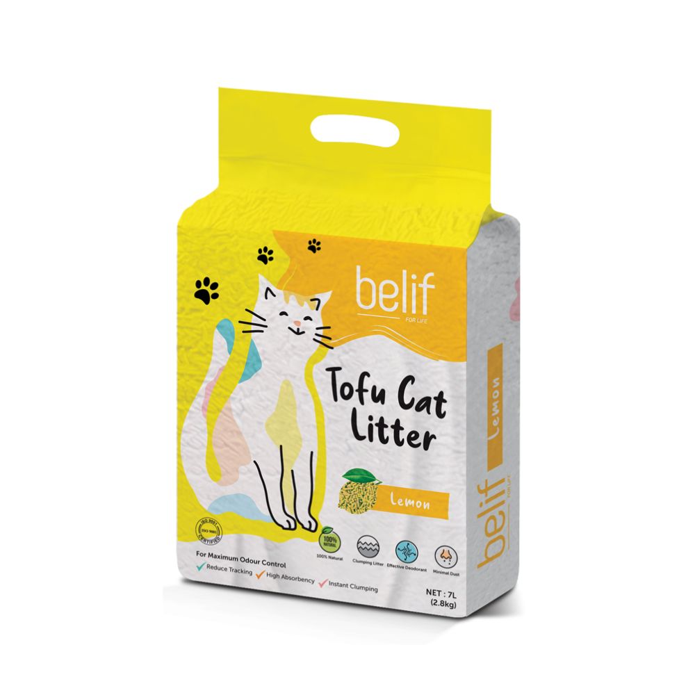 Belif Tofu Cat Litter Lemon 7l