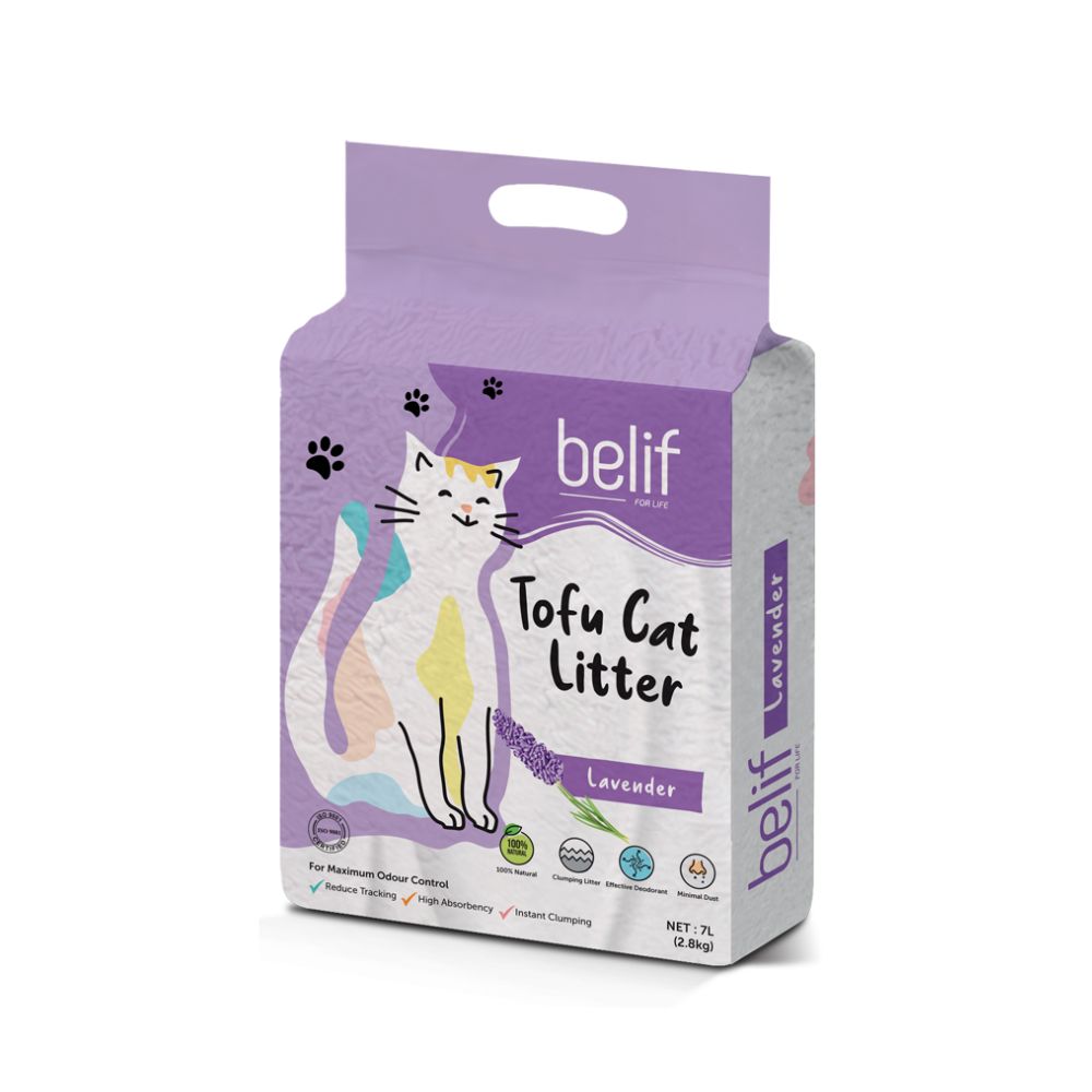 Belif Tofu Cat Litter Lavender 7l