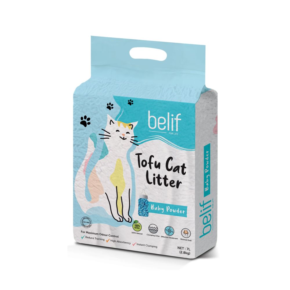 Belif Tofu Cat Litter Baby Powder 7l