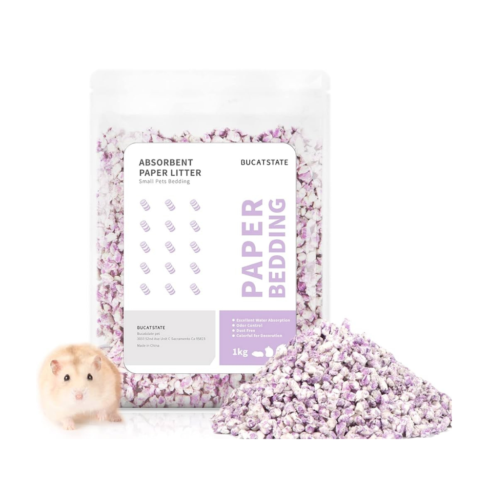 Bucatstate Hamster Paper Bedding 1kg Purple