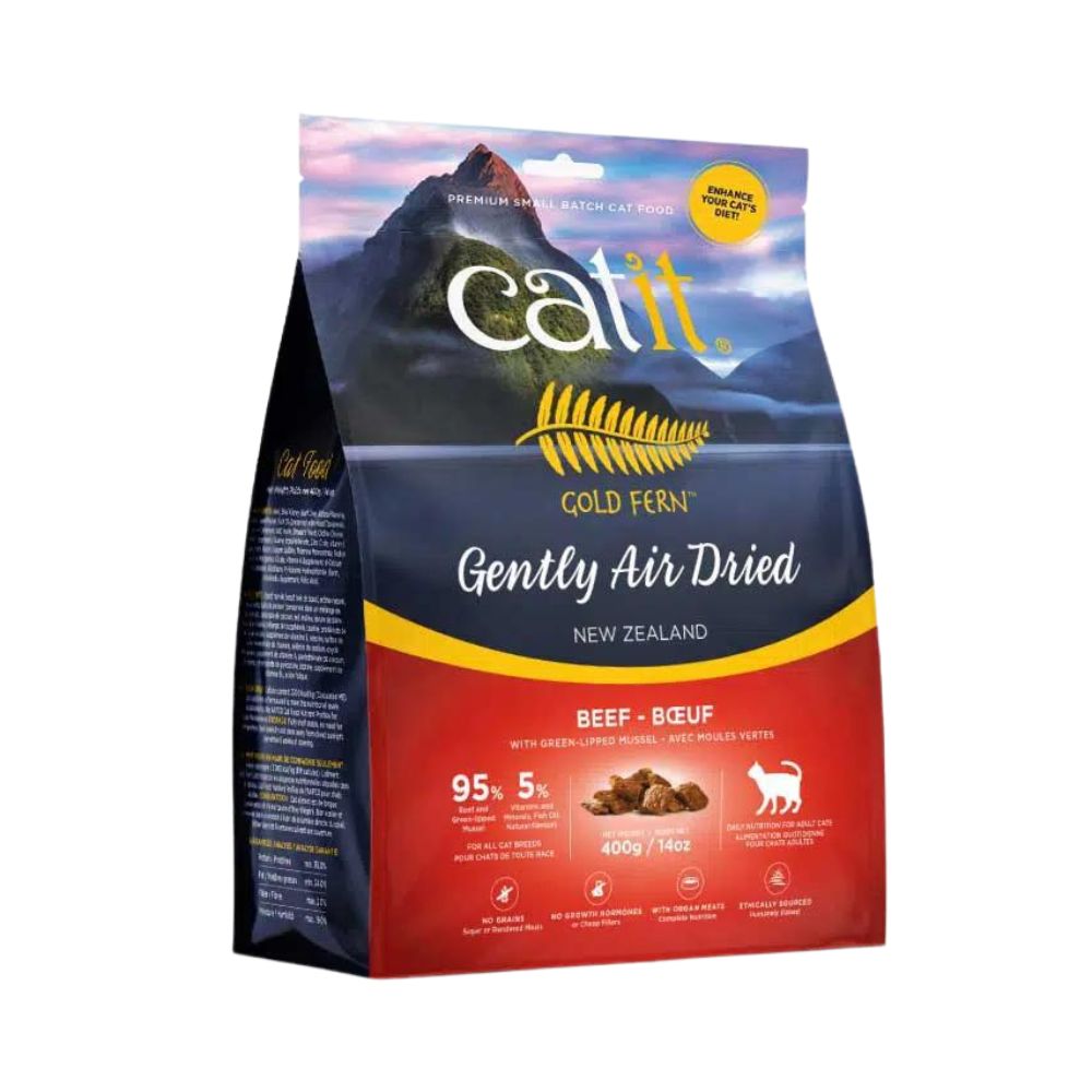 Catit Gold Fern 400g Air Dried Beef Cat Food