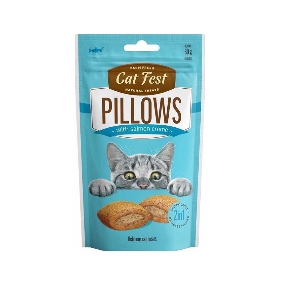 Cat Fest Pillows 30g Salmon Cream Cat Snack