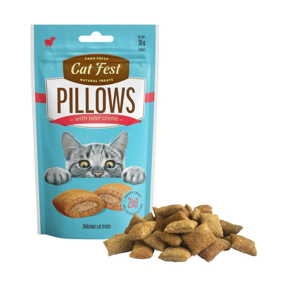 Cat Fest Pillows 30g Beef Cream Cat Snack