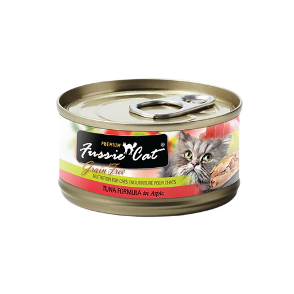 Fussie Cat 80g Black Label Tuna In Aspic Wet Canned Food