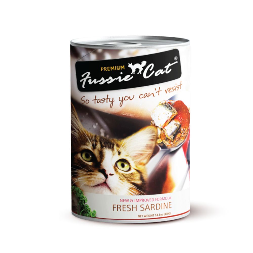 Fussie Cat 400g Fresh Sardine Wet Canned Food