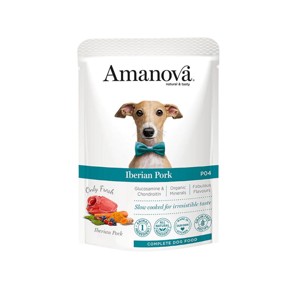 Amanova Dog 100g Adult Iberian Pork Wet Dog Pouch