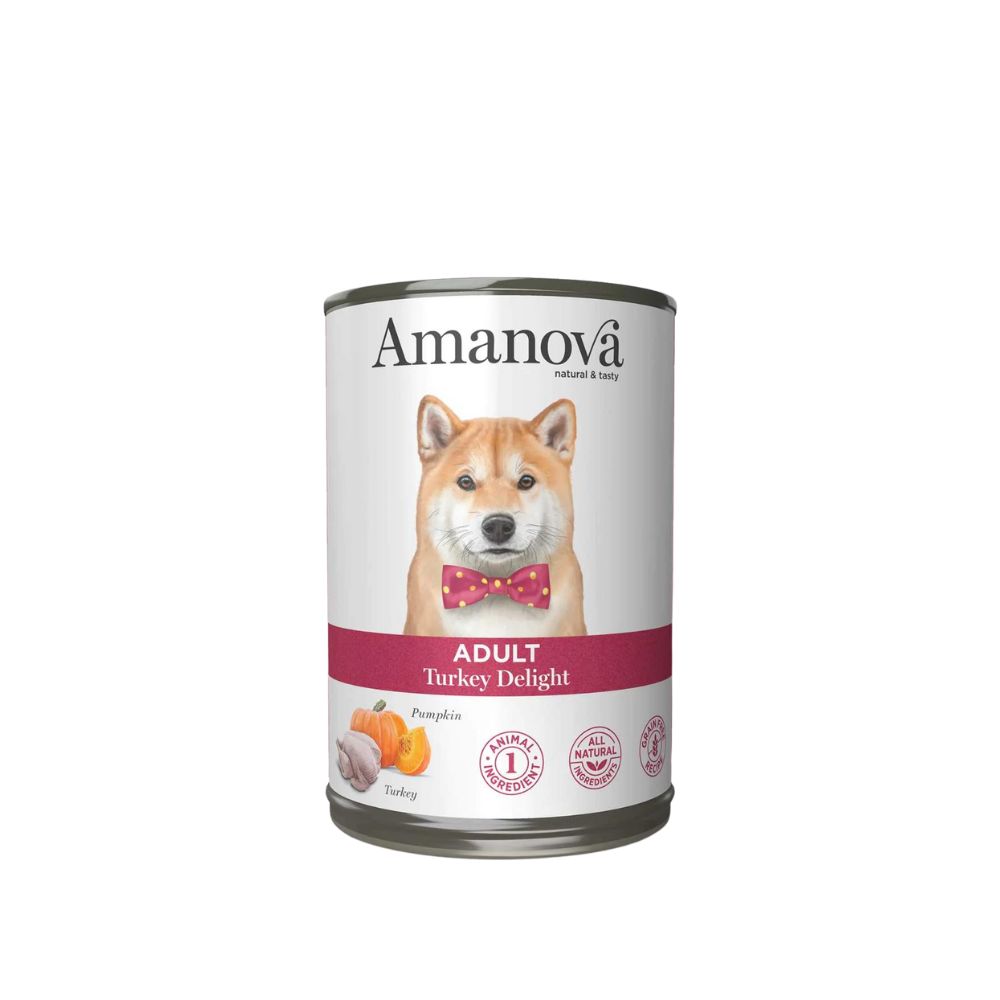 Amanova Dog 400g Adult Turkey Delight Wet Canned Food